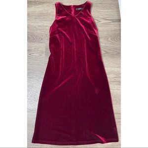 Burgundy Sister Pair Dress